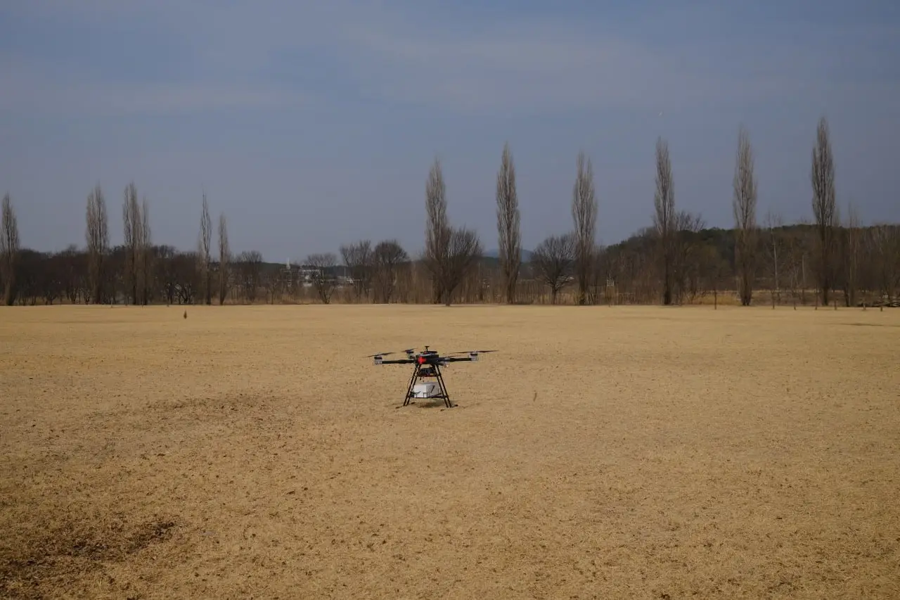 RVS Lab drone radar system — automotive mmWave radar detecting targets in the forward field of view.